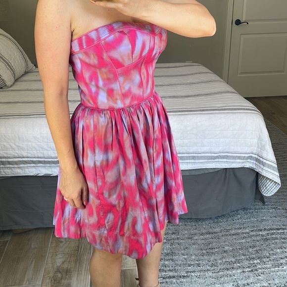 Rebecca Taylor Summer Mini Dress size 8 - Picture 3 of 7